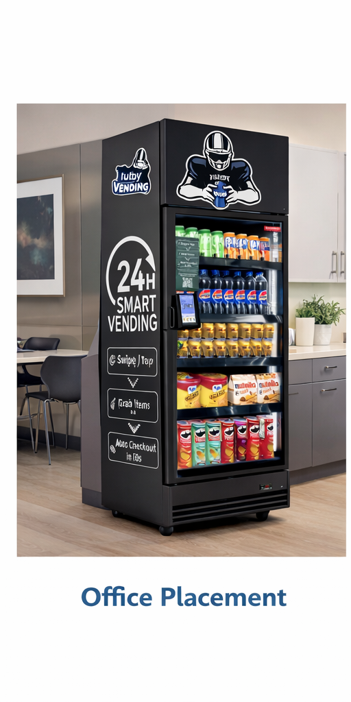 Tubby Vending machine in an office